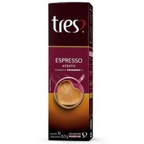 Cápsula de Café Expresso Tres Atento - Embalagem com 10 Unidades