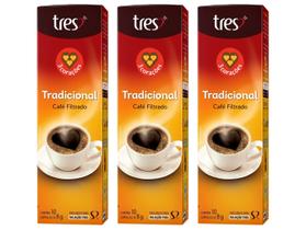 Cápsula de Café Filtrado Clássico TRES 3 Corações