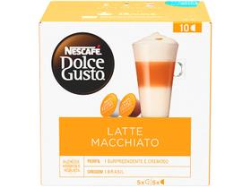 Cápsula de Café Latte Macchiato Dolce Gusto Lungo Blend de Arábica e Robusta 10 Cápsulas