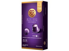 Cápsula de Café Mogiana Paulista 3 Corações - Espresso Arábica 10 Cápsulas Cápsula de Café Mogiana Paulista 3 Corações - Espresso Arábica 10 Cápsulas