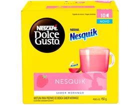 Cápsula de Café Morango Dolce Gusto Nesquik 10 Cápsulas