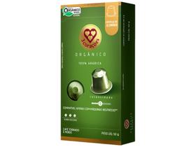 Cápsula De Café Orgânico Compatível Com Nespresso Marca 3 Corações 10 Unid