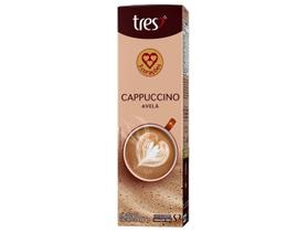 Cápsula de Café Tres 3 Corações Cappuccino Avelã 10 Unidades
