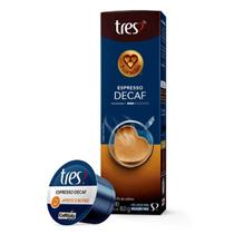Cápsula de Café Tres 3 Corações Espresso Descafeinado 10 Unidades