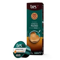 Cápsula de Café Tres 3 Corações Espresso Pleno 10 Unidades