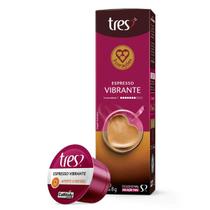 Cápsula de Café Tres 3 Corações Espresso Vibrante 10 Unidades
