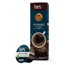 Cápsula de Café Tres 3 Corações Filtrado Gourmet 10 Unidades Cápsula de Café Tres 3 Corações Filtrado Gourmet 10 Unidades