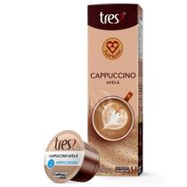 Cápsula de Cappuccino Avelã TRES 3 Corações 10 unidades Cápsula de Cappuccino Avelã TRES 3 Corações 10 unidades