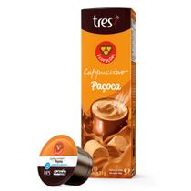 Cápsula de Cappuccino Tres 3 Corações Paçoca 10 Unidades Cápsula de Cappuccino Tres 3 Corações Paçoca 10 Unidades