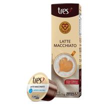Cápsula de Latte Macchia Tres 3 Corações 10 Unidades
