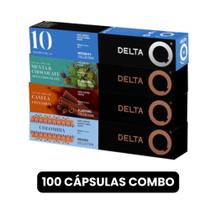Cápsula Delta Q Expresso Sortidas Kit Combo 100 unidades
