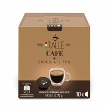 Capsula Dolce Gusto Chocolate 70% Cacau Café Italle 1 Caixa