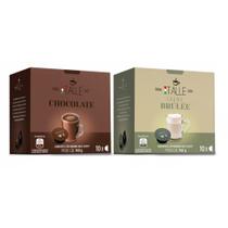 Cápsula Dolce Gusto Chocolate Creme Brûlée Café Italle 20 Und