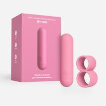 Cápsula Estimuladora Vibração Silicone 10 Estágios de Estimulo Recarregável My One by Dermosex