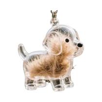 Cápsula Memorial Transparente Para Pelos De Animais De Estimação, Pingente De Chaveiro Para Amantes