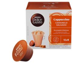 Cápsula Nescafé Dolce Gusto Cappuccino Caramelo Salgado 10 Cápsulas Cápsula Nescafé Dolce Gusto Cappuccino Caramelo Salgado 10 Cápsulas