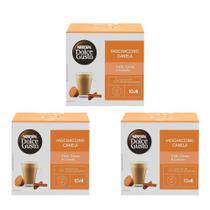 Cápsula Nescafé Dolce Gusto Mochaccino Canela 10 Unidades 172g Kit 3 Unidades