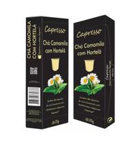 Cápsula Nespresso Chá Camomila com hortelã Capresso