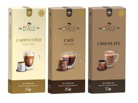Cápsula Nespresso Chocolate Cappuccino Cacau Café Italle 30 Capsulas