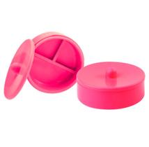 Cápsula Petry de Silicone C/3 Divisões Rosa Pink Lysanda