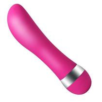 Cápsula Ponto G Vibratória Potente Estimulador Penetração Golfinho Curvado na Ponta Aveludado