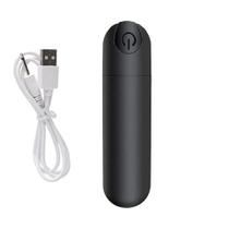 Cápsula Recarregável Vibrador Power Bullet Touch - USB - 10 Modos de Vibração Aveludado Massageador de Clítoris - SEXSHOP