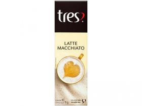 Cápsula TRES Café Leite com um Toque de Café - Latte Macchiato 3 Corações 10 Cápsulas Cápsula TRES Café Leite com um Toque de Café - Latte Macchiato 3 Corações 10 Cápsulas