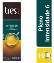 Cápsula Três Corações Café Espresso Pleno 10 Unidades 80g