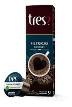 Cápsula Três Corações Café Filtrado Gourmet 10 Unidades 75g