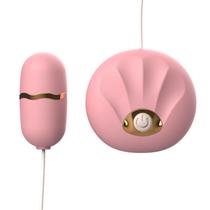 Cápsula vibratória com controle em formato de concha - luxury sex