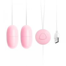 Cápsula Vibratória com Duas Pontas Multivelocidade - USB