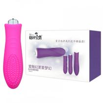 Cápsula Vibratória Micro Cerdas Massageadoras Vipmix