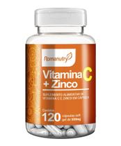 Cápsula Vitamina C + Zinco Romanutry 120 caps