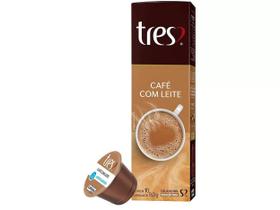 Cápsulas 3 Corações 10 Unid Café Com Leite