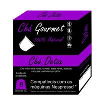 Cápsulas-Chá Gourmet Detox - 8 Unidades (Padrão Nespresso) - Capresso