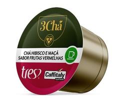 Cápsulas Chá Hibisco Maça Frutas Vermelhas 3CHA