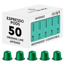 Cápsulas de café BREWBLACK Intenso 50 unidades torra escura Cápsulas de café BREWBLACK Intenso 50 unidades torra escura