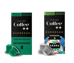 Cápsulas de Café Coffee Mais, compatível com Nespresso, Arara + Cerrado Mineiro