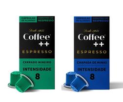 Cápsulas de Café Coffee Mais, compatível com Nespresso, Chapada de Minas + Cerrado Mineiro