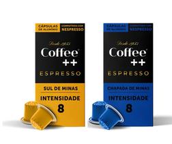 Cápsulas de Café Coffee Mais, compatível com Nespresso, Chapada de Minas + Sul de Minas