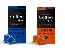 Cápsulas de Café Coffee Mais, compatível com Nespresso, Clássico e Chapada de Minas Cápsulas de Café Coffee Mais, compatível com Nespresso, Clássico e Chapada de Minas