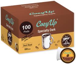 Cápsulas de Café Cozy Up Specialty Dark 100 Unidades K-Cup