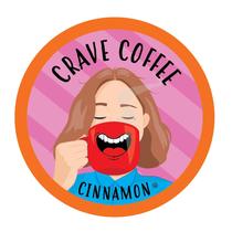 Cápsulas de café Crave Beverages sabor canela, 100 unidades, compatíveis com Keurig