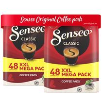 Cápsulas de café de torrefação média Senseo Classic 96 unidades (2 pacotes) Sabor suave e equilibrado com creme rico Cafeteiras de dose única compatíveis com máquinas Senseo e PeleCom