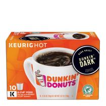 Cápsulas de Café Dunkin' Dunkin Dark K-Cup, Torra Escura 10 un