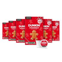 Cápsulas de Café Dunkin Sabor a Pan de Jengibre Artificial, 60 Unidades
