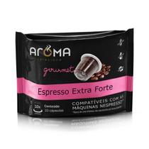 Cápsulas de Café Espresso Extra Forte Aroma - Compatíveis com Nespresso - 10 un. - Aroma Selezione