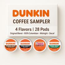 Cápsulas de Café FIVEANDTWOESTORE Kit Variado Dunkin com 28 Unidades