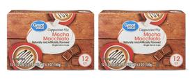 Cápsulas de Café Great Value Mocha Macchiato 24 Unidades Cápsulas de Café Great Value Mocha Macchiato 24 Unidades