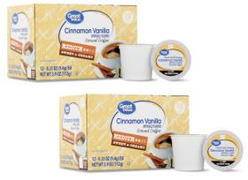 Cápsulas de Café Great Value Torra Média Canela e Baunilha 24 un.